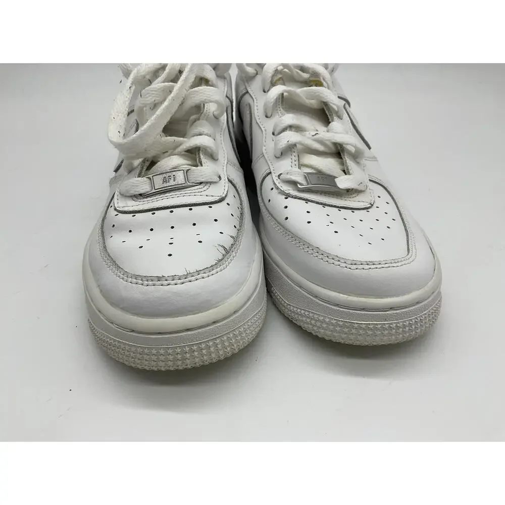 Nike Shoes Unisex‎ Kids 5.5Y White Air Force 1 Low Leather Athletic Sneakers